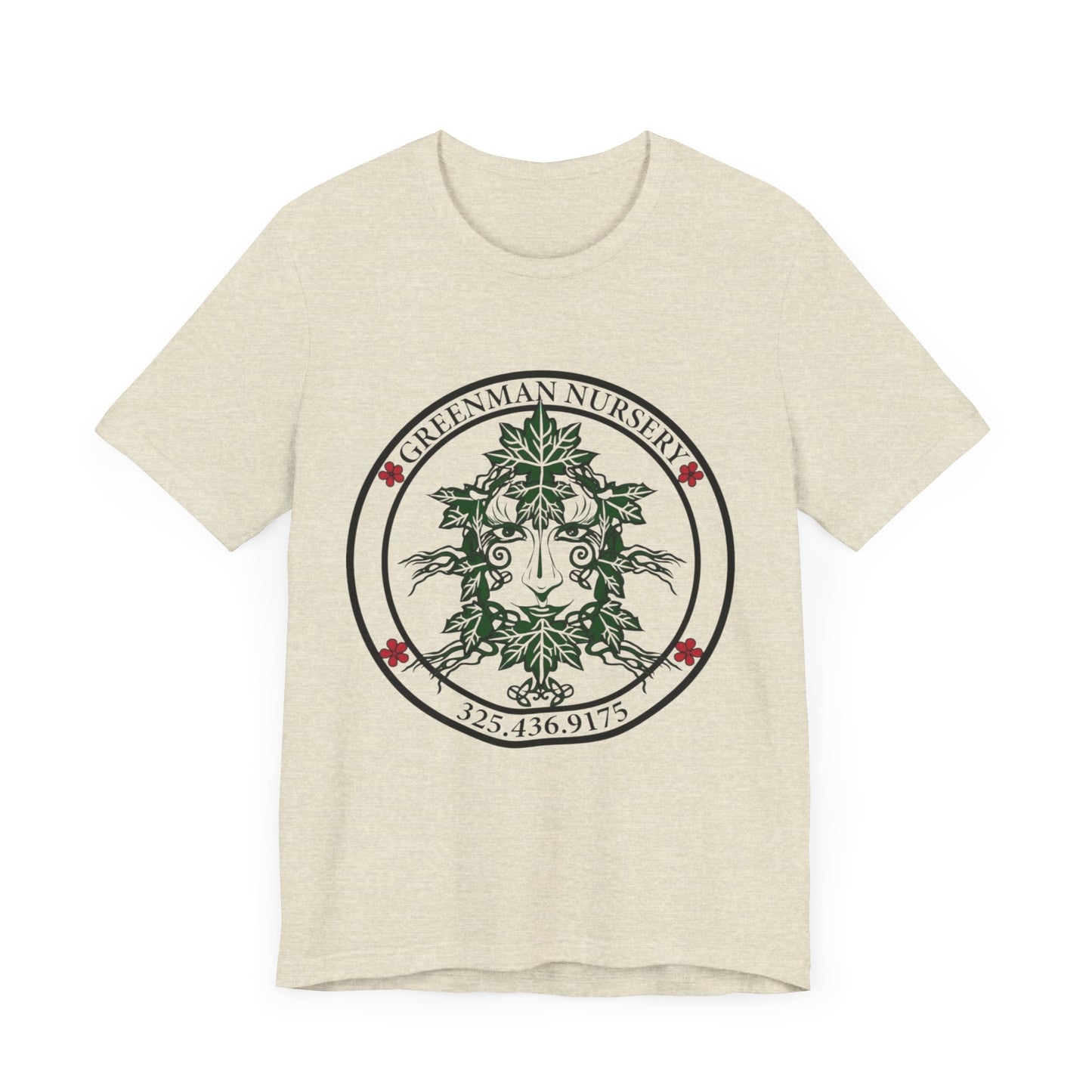 Greenman Nursery Inspirational Gardening Tee – Unisex Jersey Short Sleeve T-Shirt
