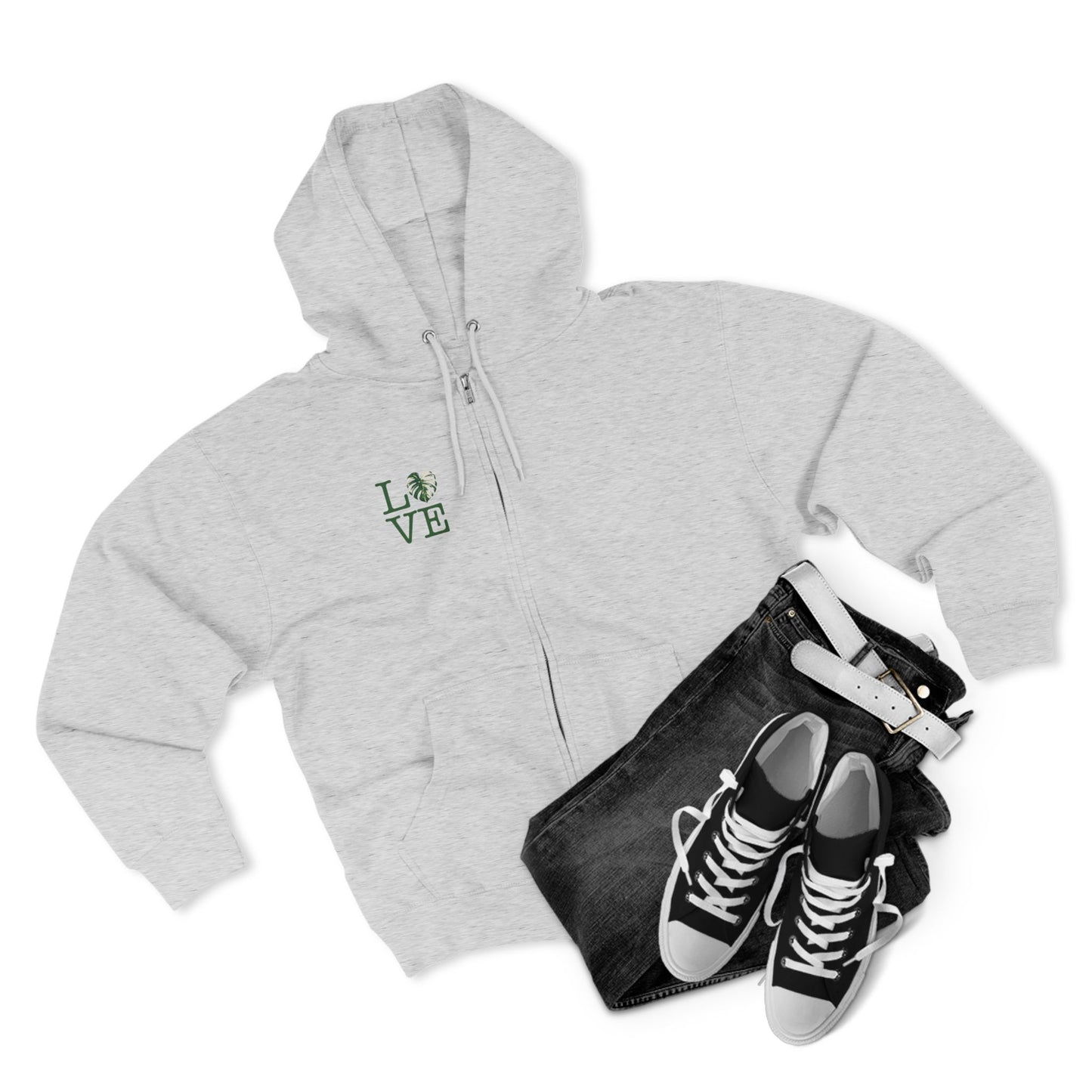 Unisex Zip Hoodie - Love & Nature Design