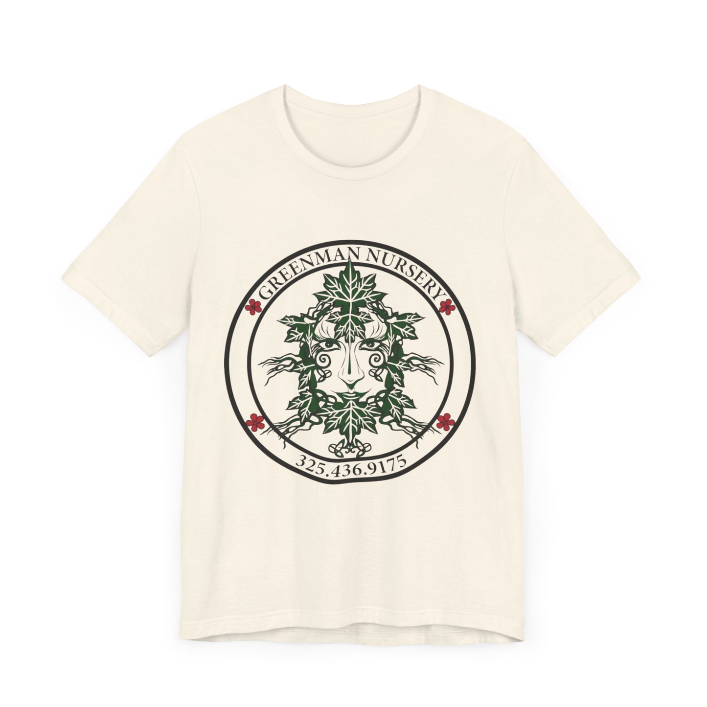 Greenman Nursery Inspirational Gardening Tee – Unisex Jersey Short Sleeve T-Shirt