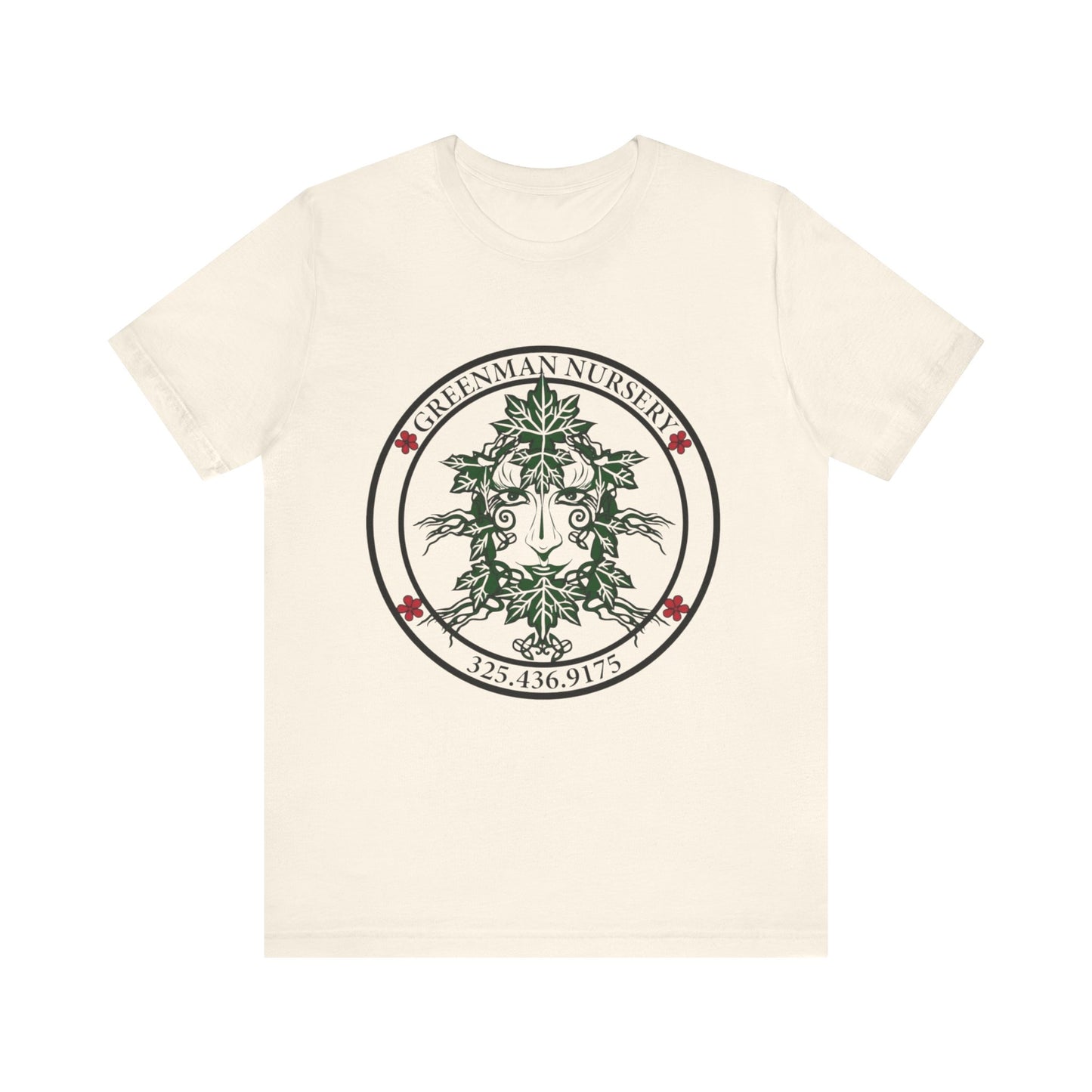 Greenman Nursery Inspirational Gardening Tee – Unisex Jersey Short Sleeve T-Shirt