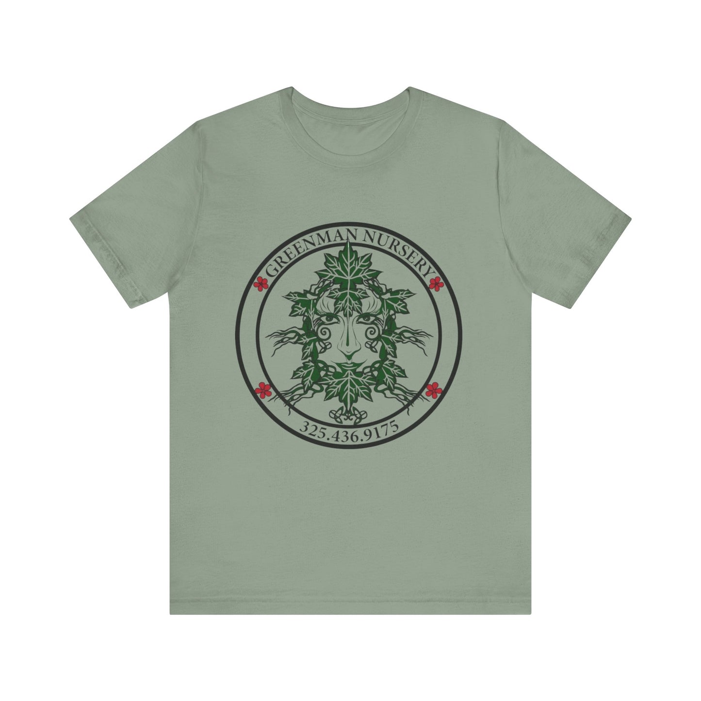 Greenman Nursery Inspirational Gardening Tee – Unisex Jersey Short Sleeve T-Shirt