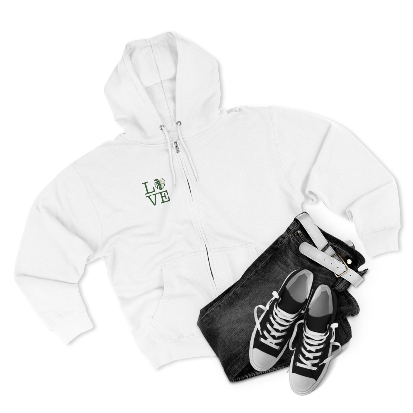 Unisex Zip Hoodie - Love & Nature Design