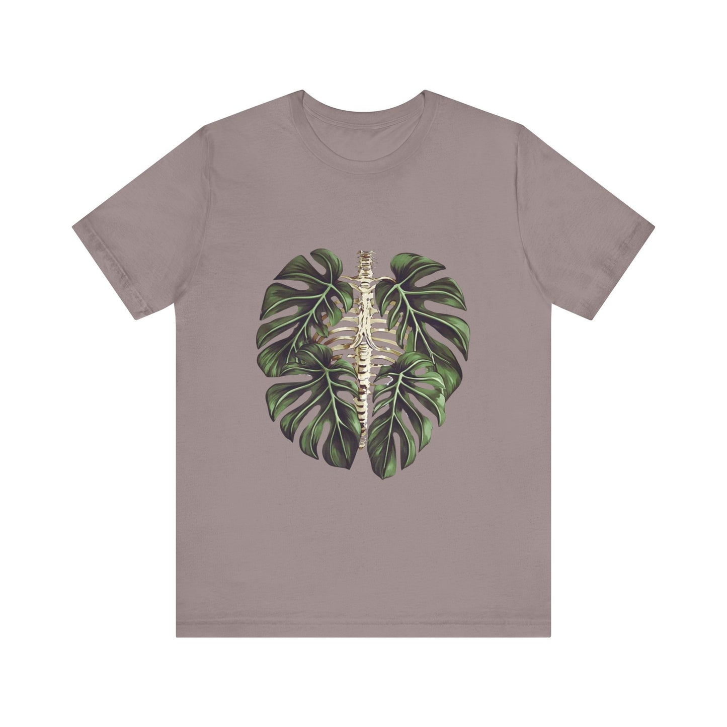 Nature-Inspired Skeleton Leaf Tee for Plant Lovers