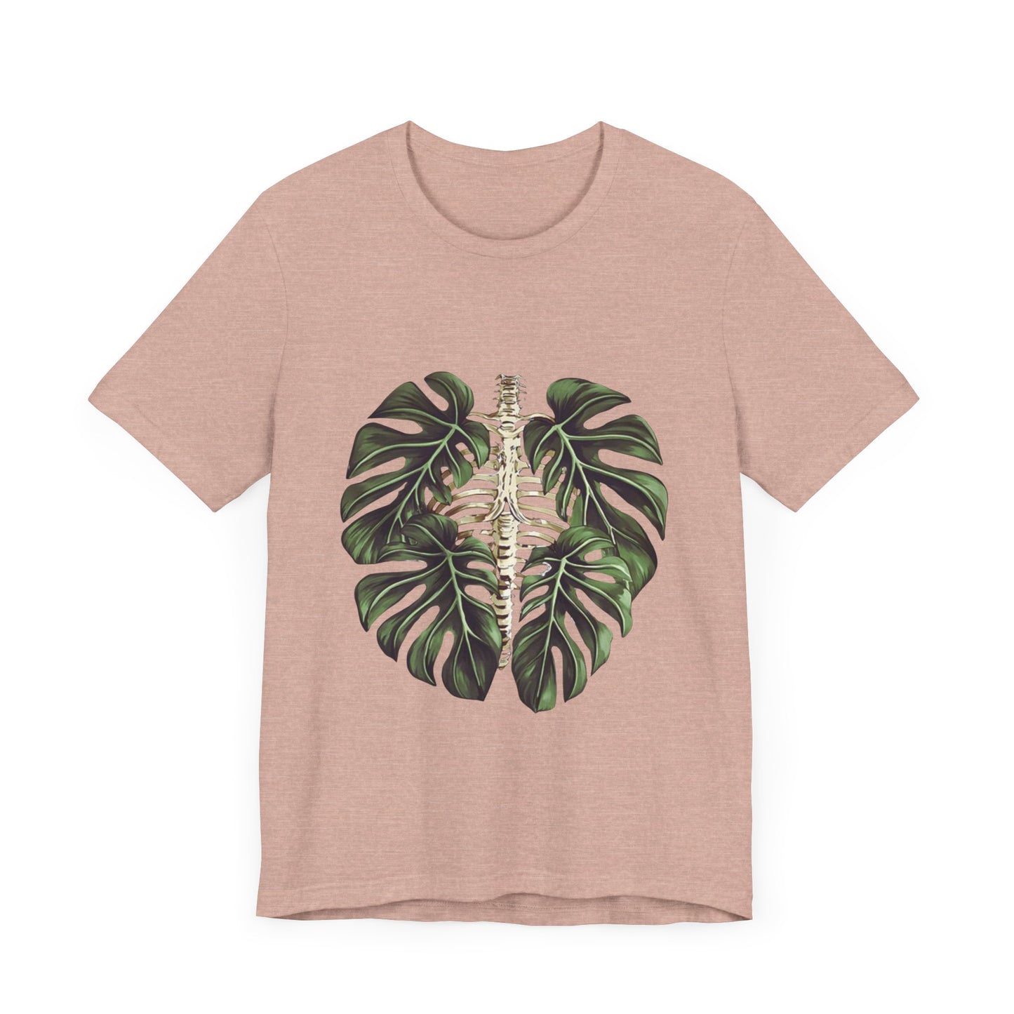 Nature-Inspired Skeleton Leaf Tee for Plant Lovers